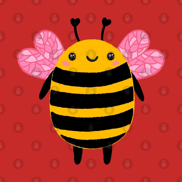 Cute bee by kostolom3000