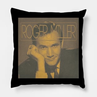 Roger Miller Old Poster 70s Pillow