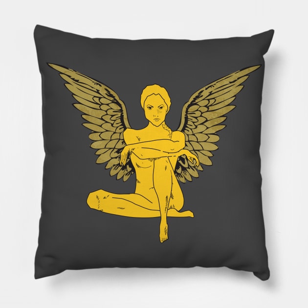 Guardian Angel Pillow by marv42