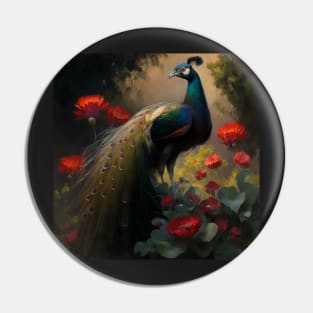 Pretty Peacock Pin