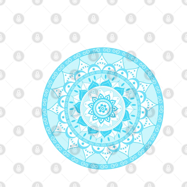 Blue Mandala by Orchyd