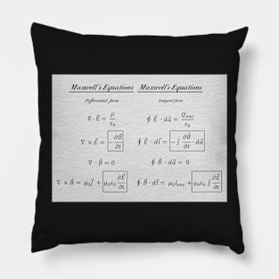 Maxwell's Equations Pillow