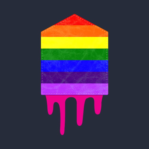 LGBT gay pride march pocket graphic by Gman_art