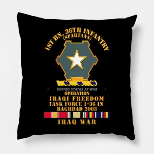 1st Bn 36th Infantry - Bagdad 2003 - SVC OIF Pillow