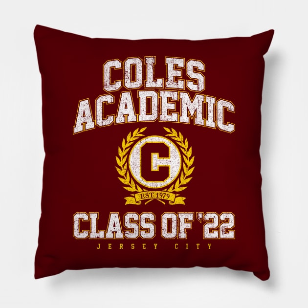 Coles Academic High School Class of 22 Pillow by huckblade