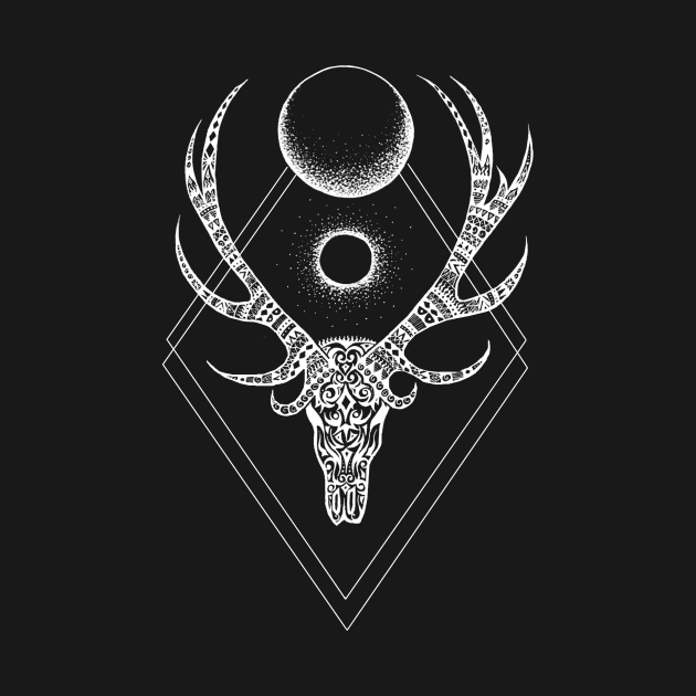 Stag Head by NorthAnima