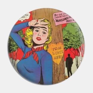 Vintage "Romantic Adventures" Cover Pin