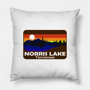 Norris Lake Tennessee Pontoon Boat Houseboat House Boat TN Pillow