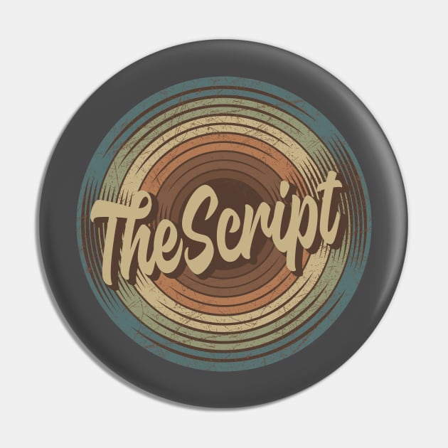 The Script Vintage Vinyl Pin by musiconspiracy