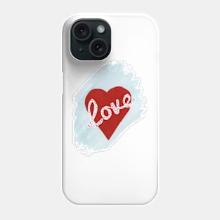 Red Heart and Love. Love Heart. Valentines Love heart Phone Case