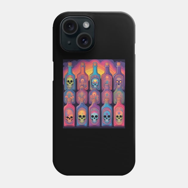 Spooky bottles Phone Case by Don’t Care Co