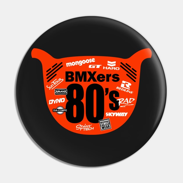 BMXer 80s Pin by reigedesign