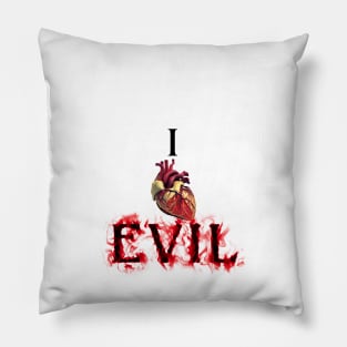 I Heart Evil • MMM Minute 49 Pillow