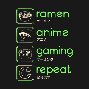 anime and gaming routine T-Shirt