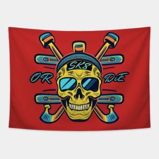 90's Skate or Die design Tapestry