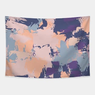 The Calm Sky  | Abstract Brushstroke Pattern Tapestry