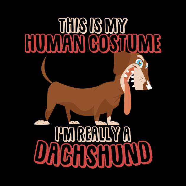 Dachshund costume dog owner by BestsellerTeeShirts