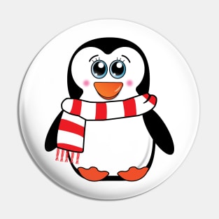 Cute Baby Penguin Christmas Pin