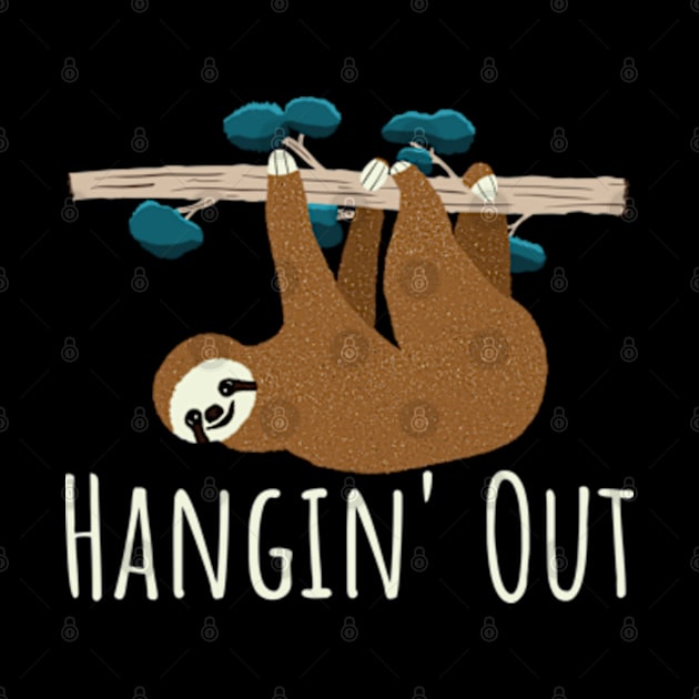 Sloth Hangin' Out by Jesabee Designs