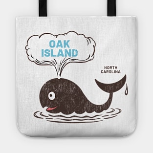 Oak Island, NC Summertime Vacationing Whale Spout Tote