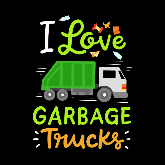 Garbage Trucks Garbage Day by CreativeGiftShop