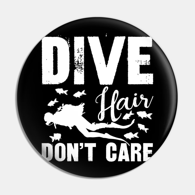 Dive Hair Don't Care Pin by SimonL