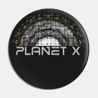 Space Art Planet X Brand Logo Pin