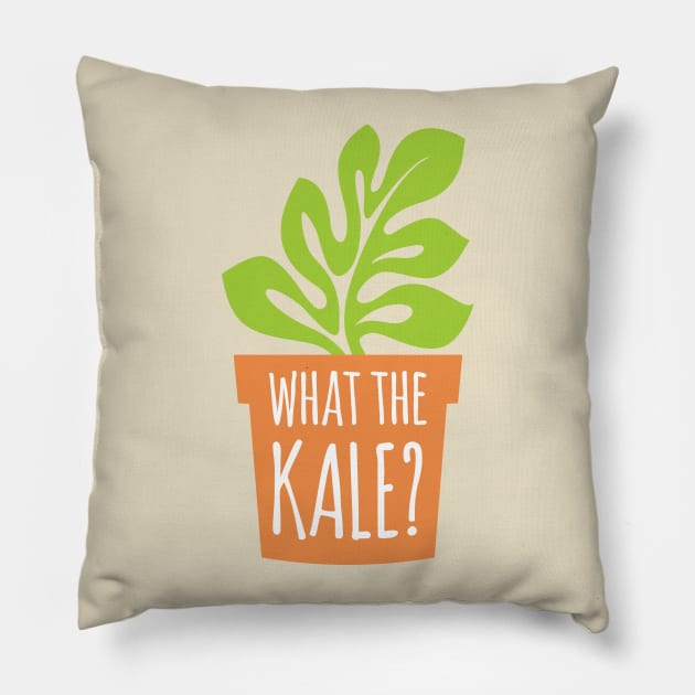 What The Kale? Pillow by oddmatter