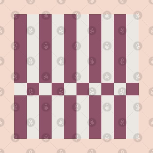 Dusty purple stripes pattern by kallyfactory