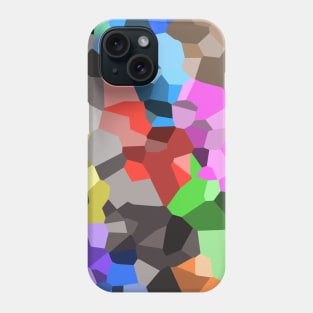 Terrazzo flooring abstract texture background Phone Case