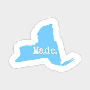 New York Home NY Made NYC Blue Magnet