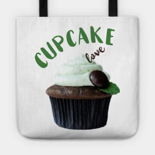 Cupcake Love Mint Chocolate Cupcake Tote