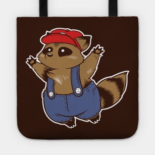 Tanuki in a Plumber Suit Tote