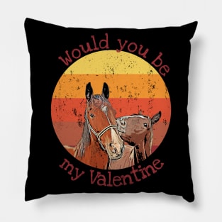 Would You Be My Valentine Pillow