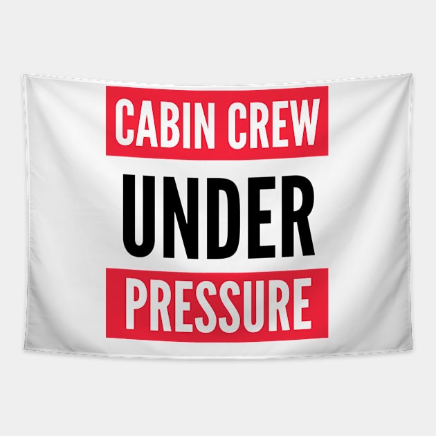 Cabin Crew Under Pressure Tapestry by Jetmike