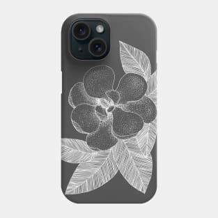 Magnolia - chalkboard, flowers, spring Phone Case