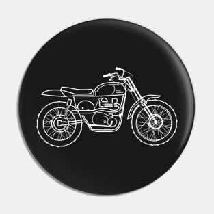 Métisse McQueen Desert Race Motorcycle Pin