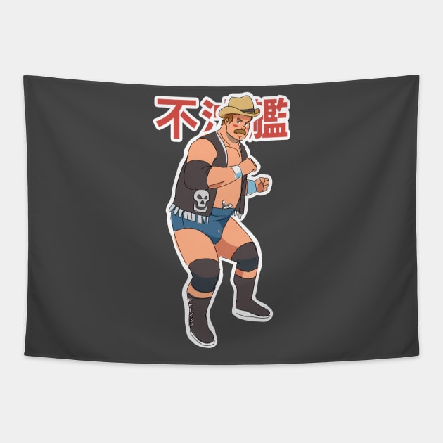 Stan Hansen Tapestry by ghury13