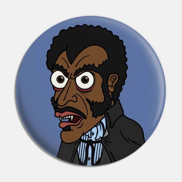 Blacula Pin by Gregg.M_Art