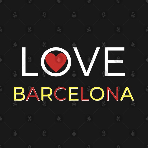 Love Barcelona Catalans Gift Idea Catalan Barcelona by giftideas