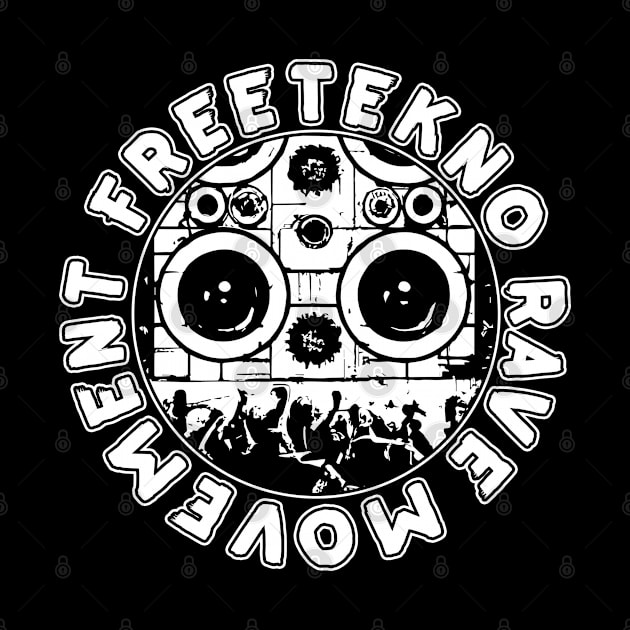 FreeTekno Rave Movement Teknival by T-Shirt Dealer