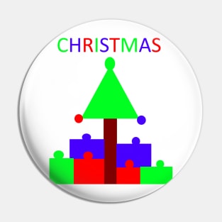 Christmas Tree Gifts Pin