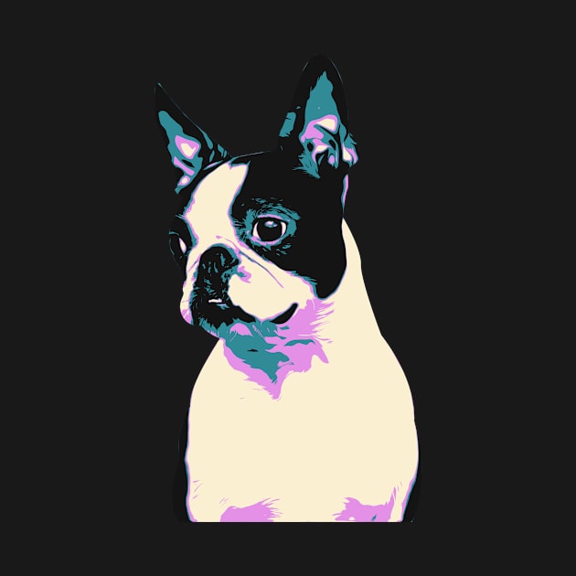 French Bulldog Retro Color Art by boholoc0