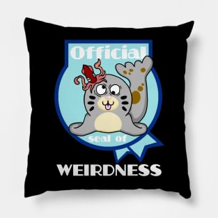 Official Seal of Weirdness Pillow