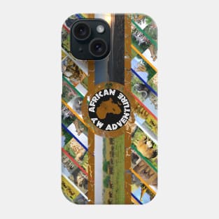 My African Adventure Wildlife Collage Phone Case