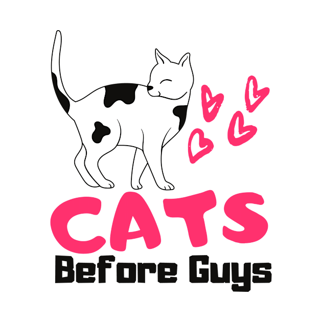 Cat Lovers Women Cats Instead Of Men Fun by Foxxy Merch