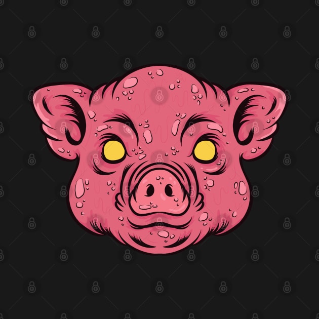 Scary Pig by haloakuadit