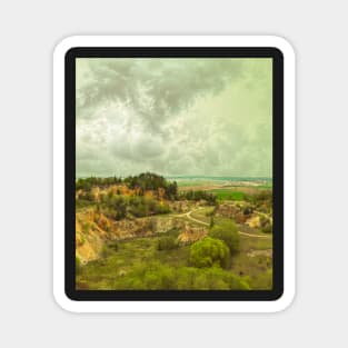 Cloudy landscape Magnet