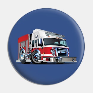 Cartoon firetruck Pin