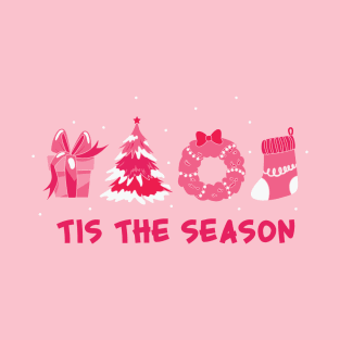 Pink Christmas Aesthetic T-Shirt